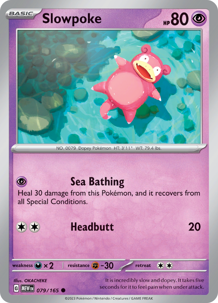 Slowpoke (079/165) [Scarlet & Violet 151] | Fandemonia Ltd