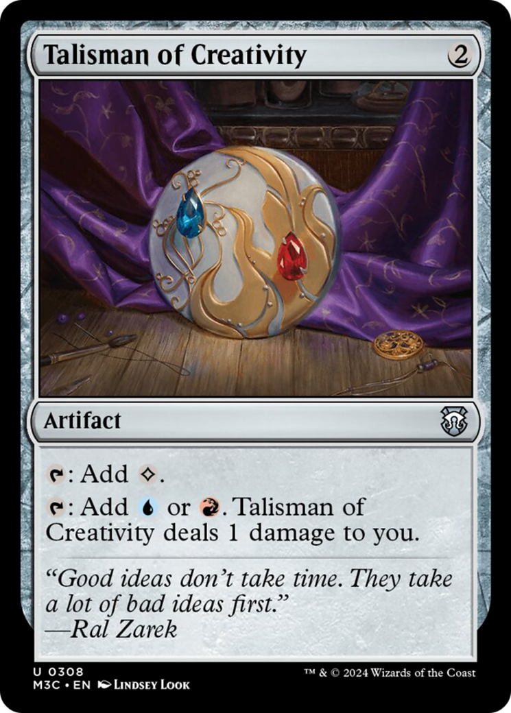 Talisman of Creativity [Modern Horizons 3 Commander] | Fandemonia Ltd