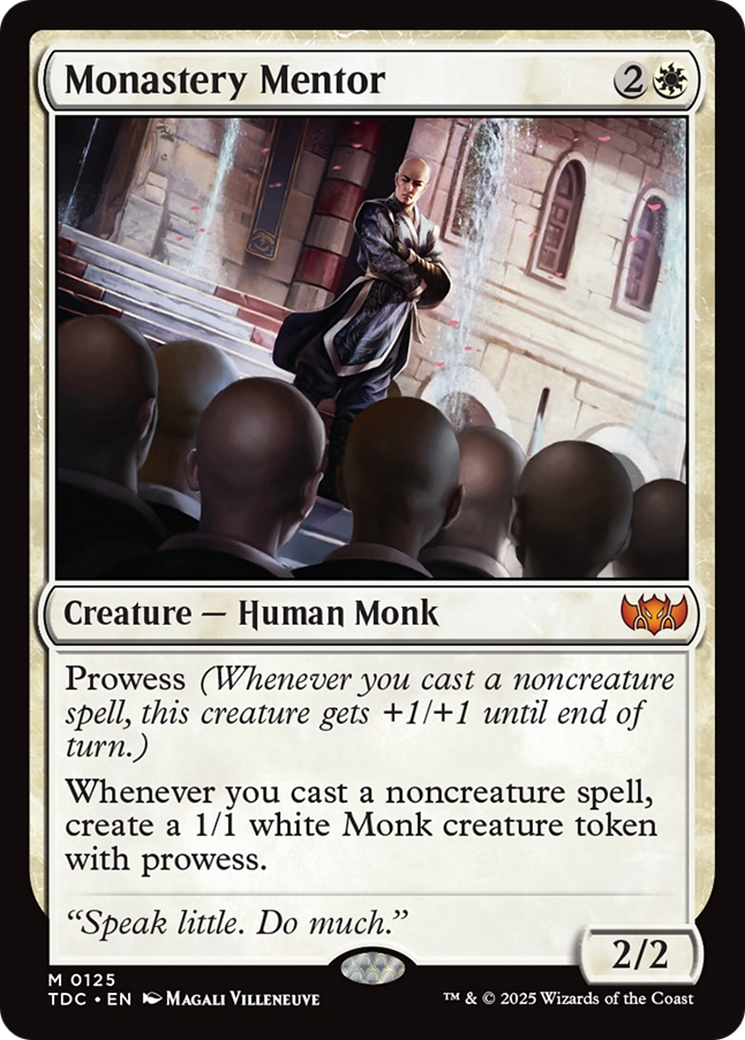 Monastery Mentor [Tarkir: Dragonstorm Commander] | Fandemonia Ltd