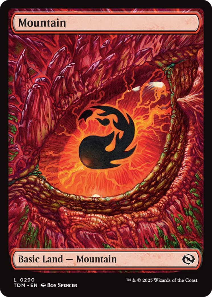 Mountain (0290) [Tarkir: Dragonstorm] | Fandemonia Ltd