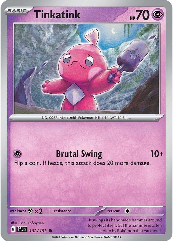 Tinkatink (102/193) [Scarlet & Violet: Paldea Evolved] | Fandemonia Ltd