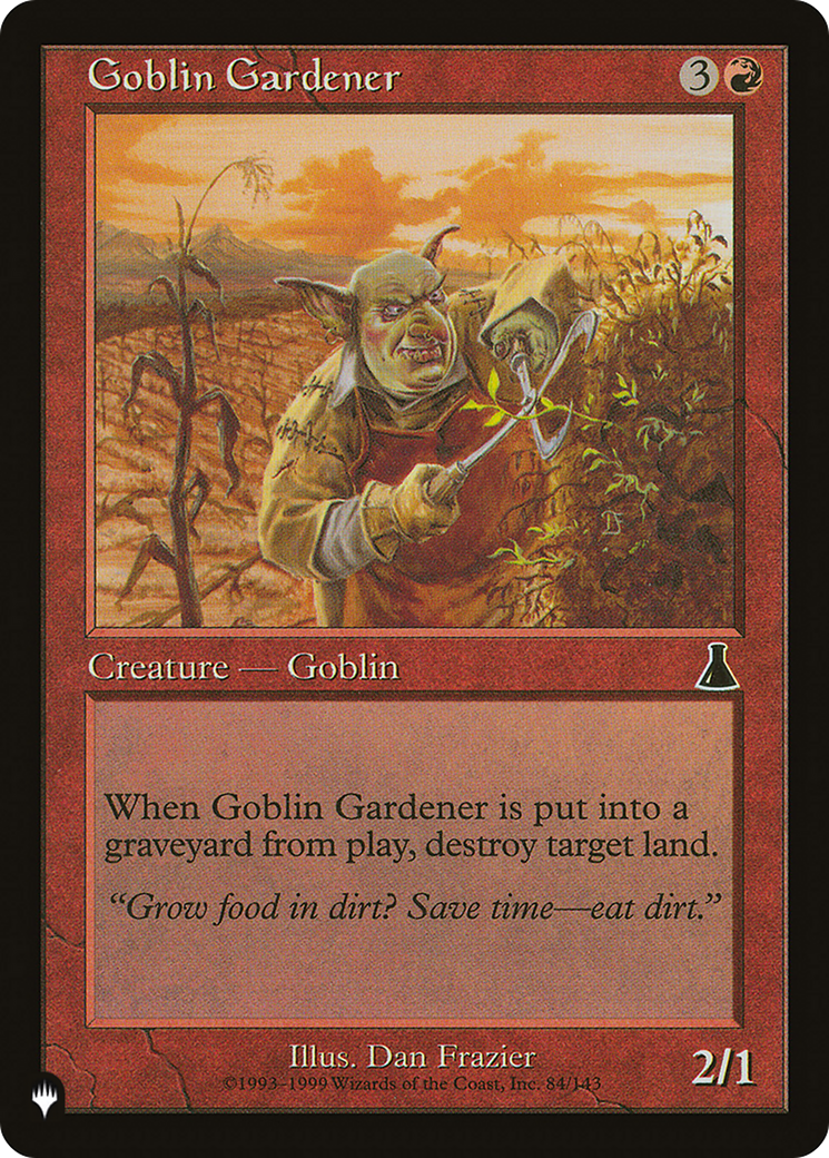 Goblin Gardener [The List] | Fandemonia Ltd