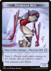 Phyrexian Mite (011) // Drone Double-Sided Token [Phyrexia: All Will Be One Tokens] | Fandemonia Ltd