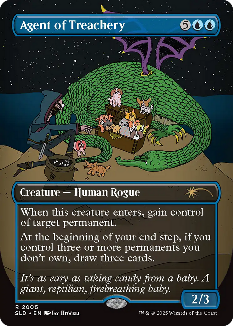Agent of Treachery (Rainbow Foil) [Secret Lair Drop Series] | Fandemonia Ltd
