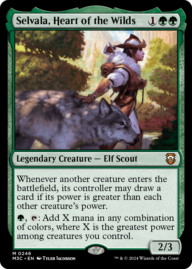 Selvala, Heart of the Wilds (Ripple Foil) [Modern Horizons 3 Commander] | Fandemonia Ltd