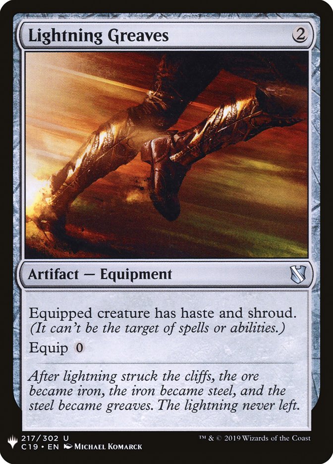 Lightning Greaves [Mystery Booster] | Fandemonia Ltd