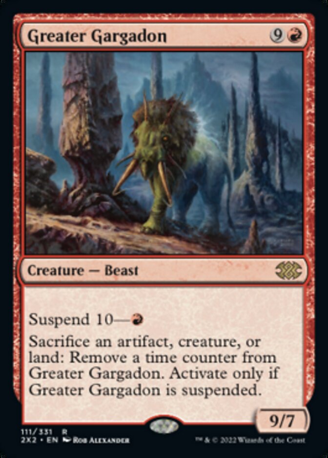 Greater Gargadon [Double Masters 2022] | Fandemonia Ltd