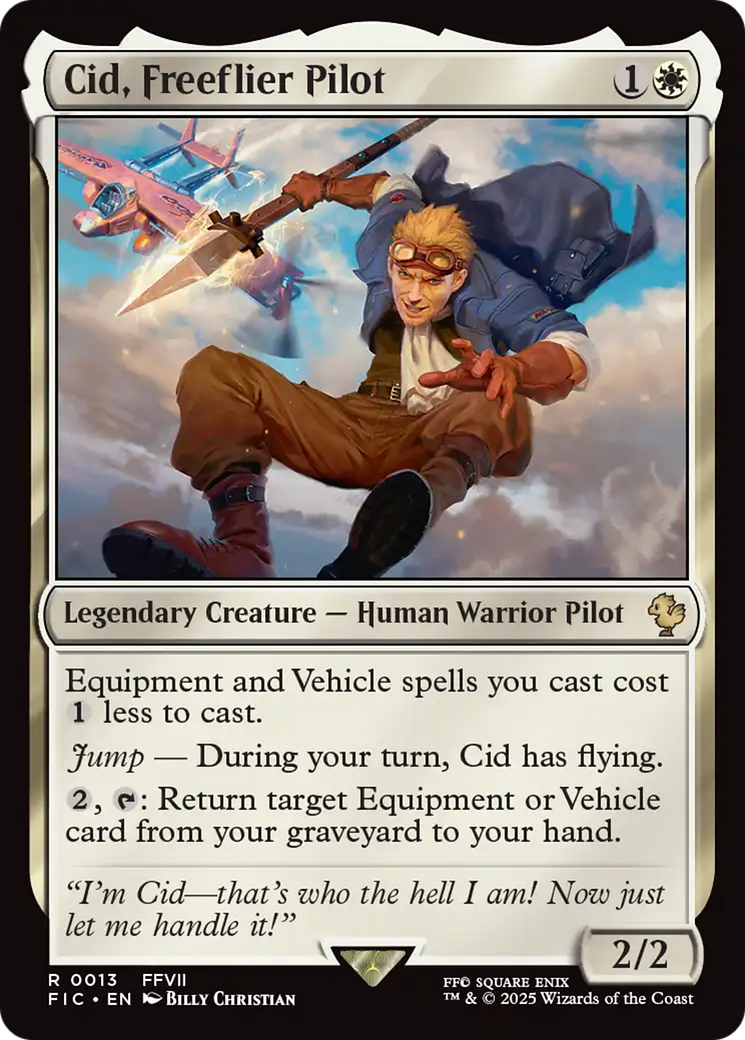 Cid, Freeflier Pilot [FINAL FANTASY Commander] | Fandemonia Ltd