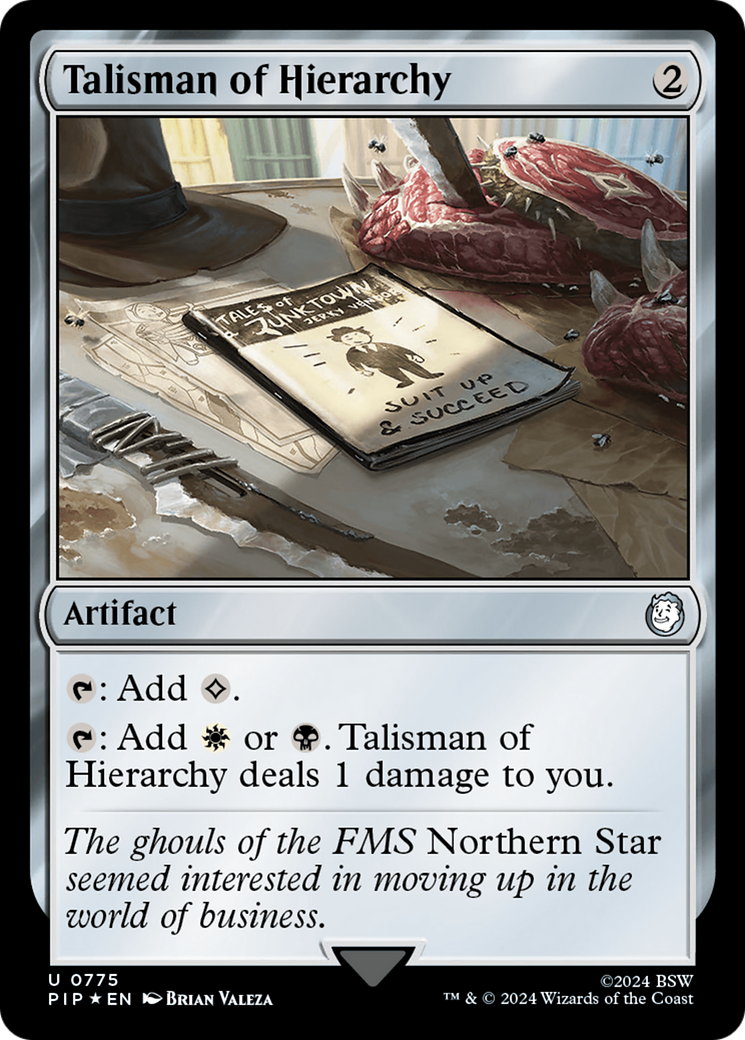 Talisman of Hierarchy (Surge Foil) [Fallout] | Fandemonia Ltd