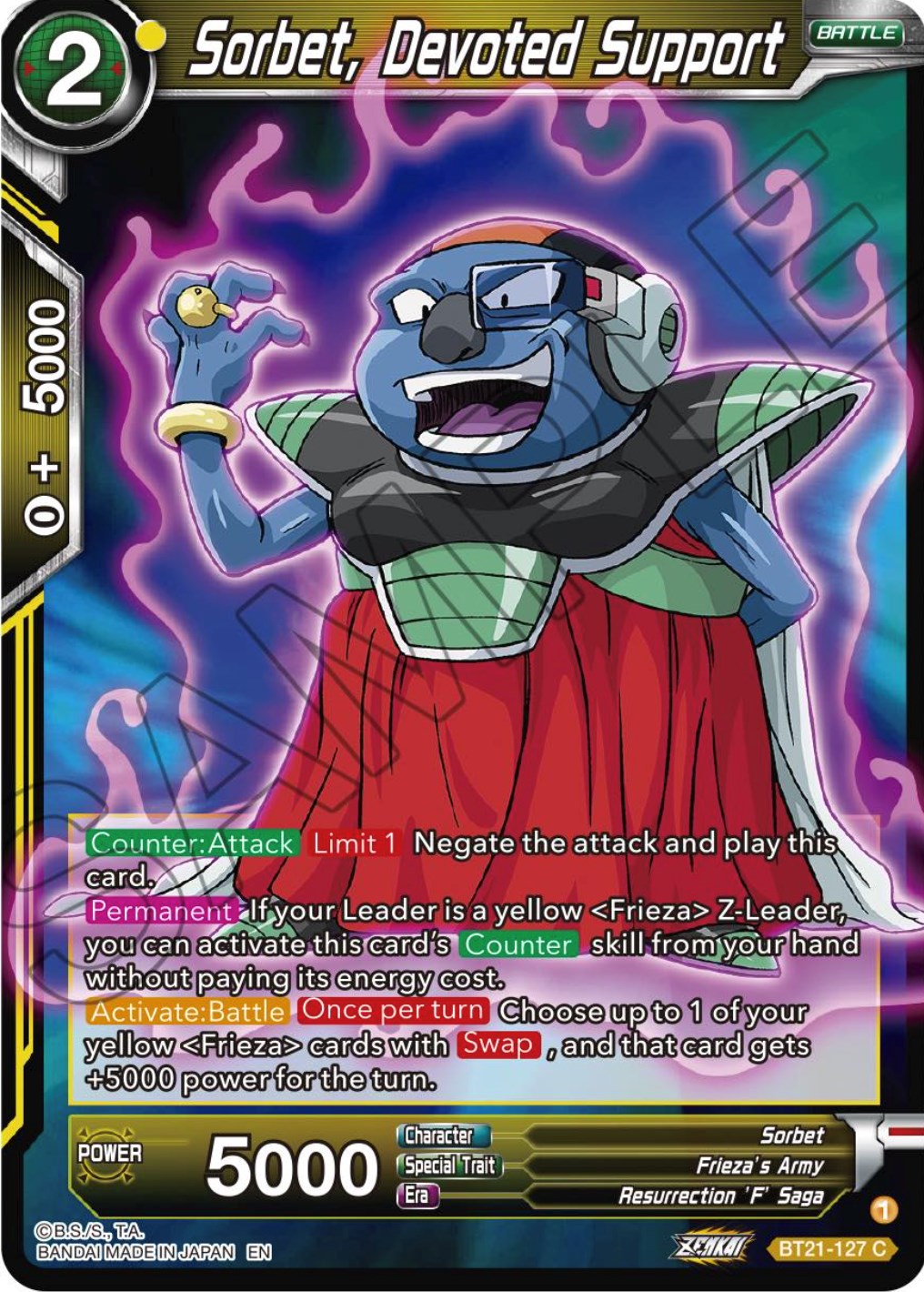 Sorbet, Devoted Support (BT21-127) [Wild Resurgence] | Fandemonia Ltd