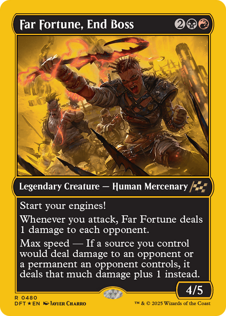 Far fortune, End Boss (First-Place Foil) [Aetherdrift] | Fandemonia Ltd