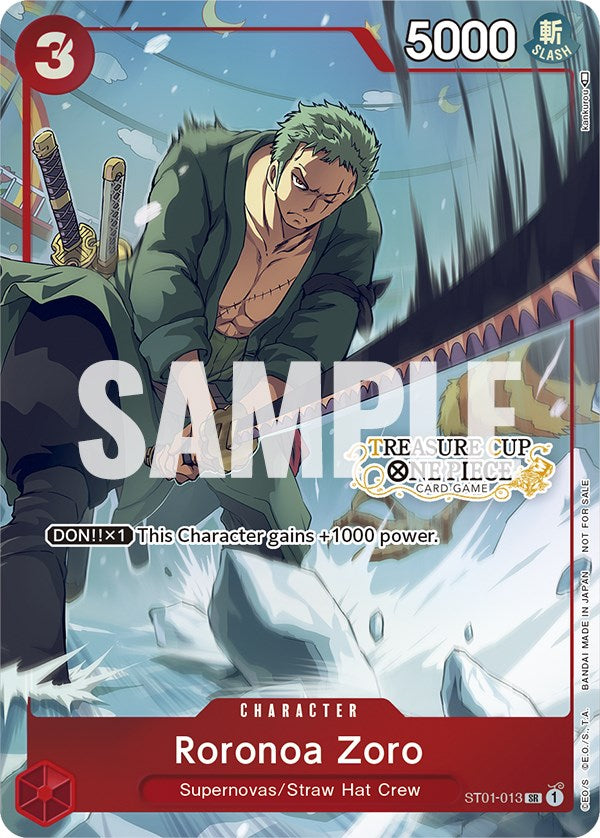 Roronoa Zoro (Treasure Cup) [One Piece Promotion Cards] | Fandemonia Ltd