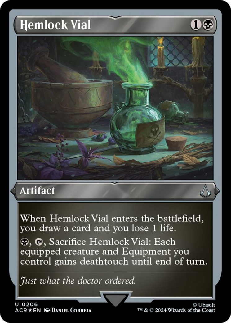 Hemlock Vial (Foil Etched) [Assassin's Creed] | Fandemonia Ltd
