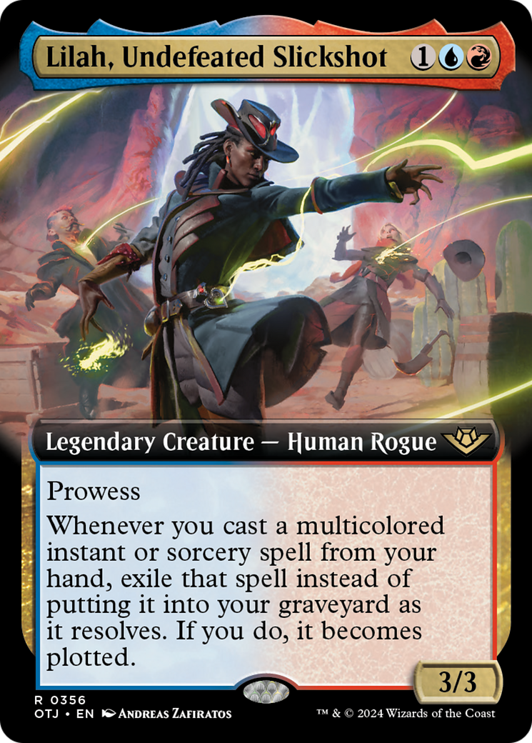 Lilah, Undefeated Slickshot (Extended Art) [Outlaws of Thunder Junction] | Fandemonia Ltd