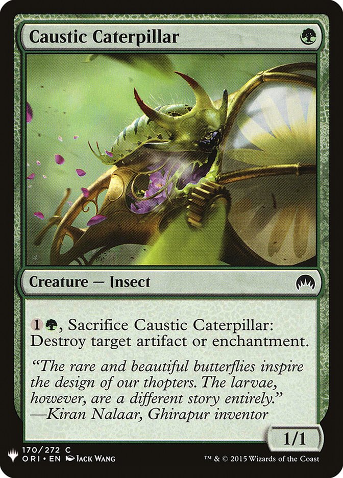 Caustic Caterpillar [Mystery Booster] | Fandemonia Ltd