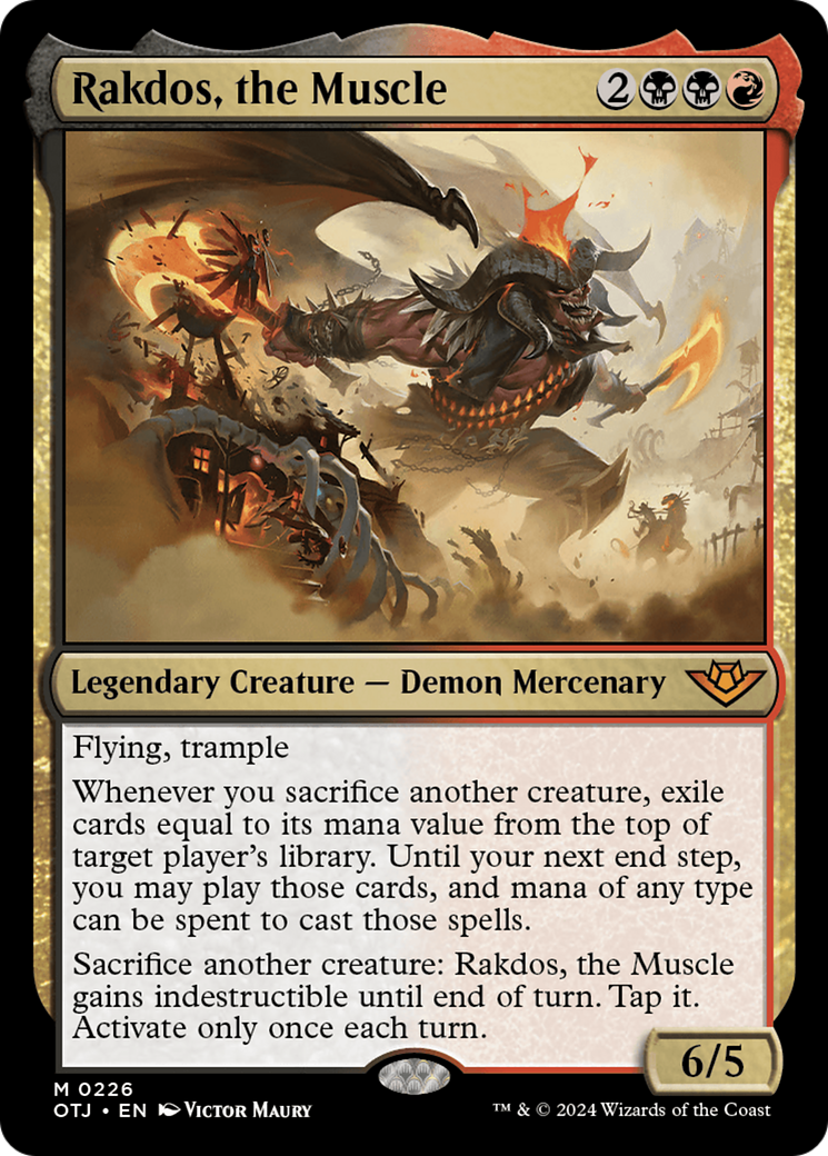 Rakdos, the Muscle [Outlaws of Thunder Junction] | Fandemonia Ltd
