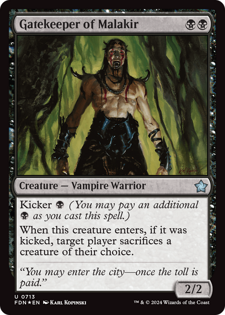 Gatekeeper of Malakir [Foundations] | Fandemonia Ltd