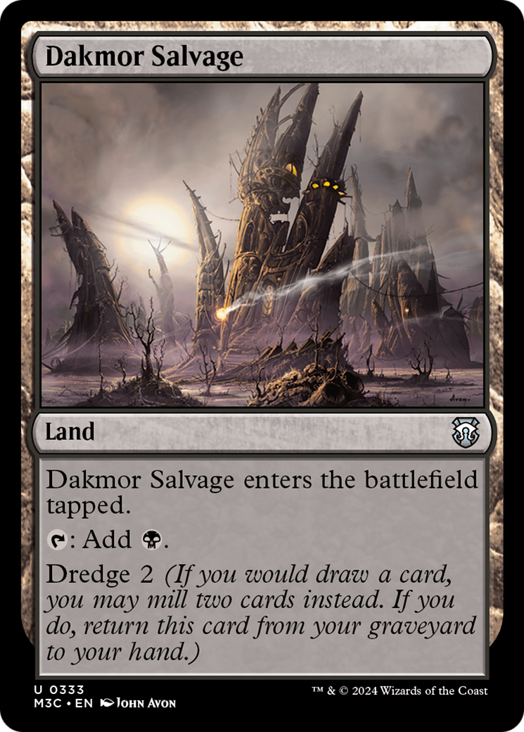 Dakmor Salvage (Ripple Foil) [Modern Horizons 3 Commander] | Fandemonia Ltd