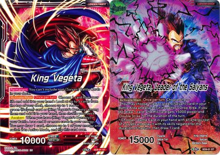 King Vegeta // King Vegeta, Leader of the Saiyans (SD9-01) [Assault of the Saiyans] | Fandemonia Ltd