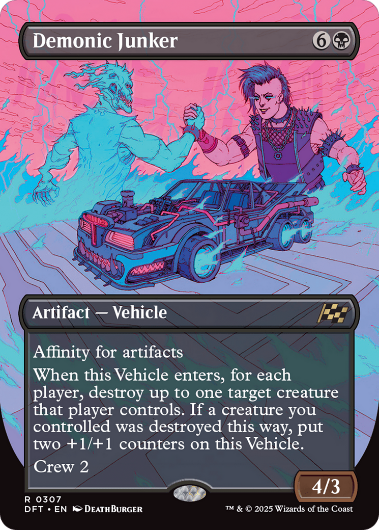 Demonic Junker (Borderless) [Aetherdrift] | Fandemonia Ltd