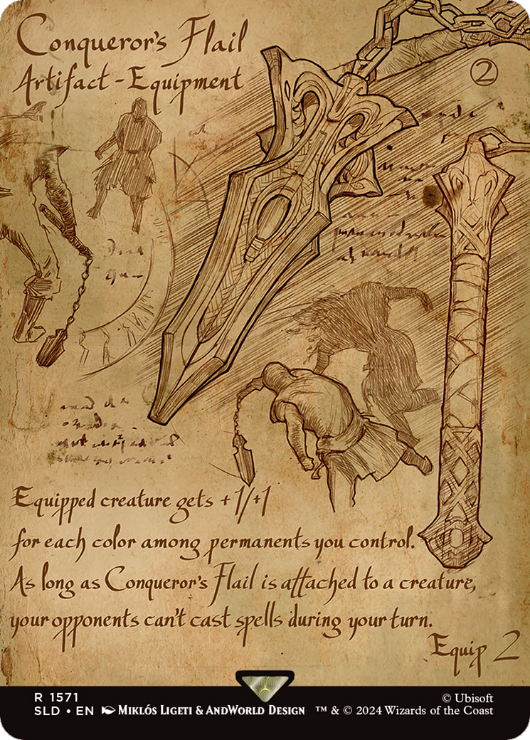 Conqueror's Flail (Rainbow Foil) [Secret Lair Drop Series] | Fandemonia Ltd