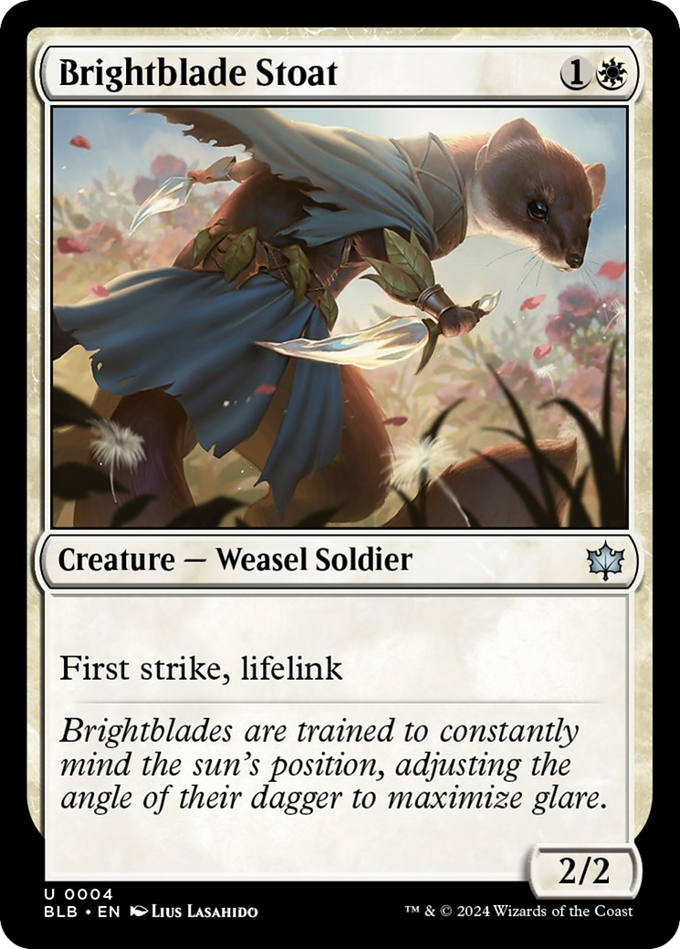 Brightblade Stoat [Bloomburrow] | Fandemonia Ltd