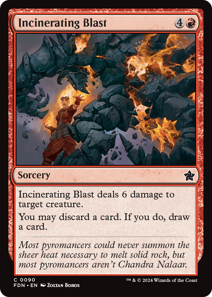 Incinerating Blast [Foundations] | Fandemonia Ltd