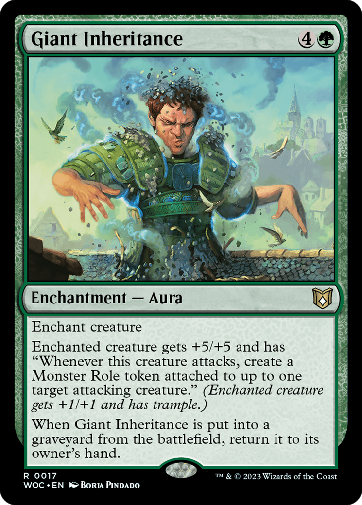Giant Inheritance [Wilds of Eldraine Commander] | Fandemonia Ltd