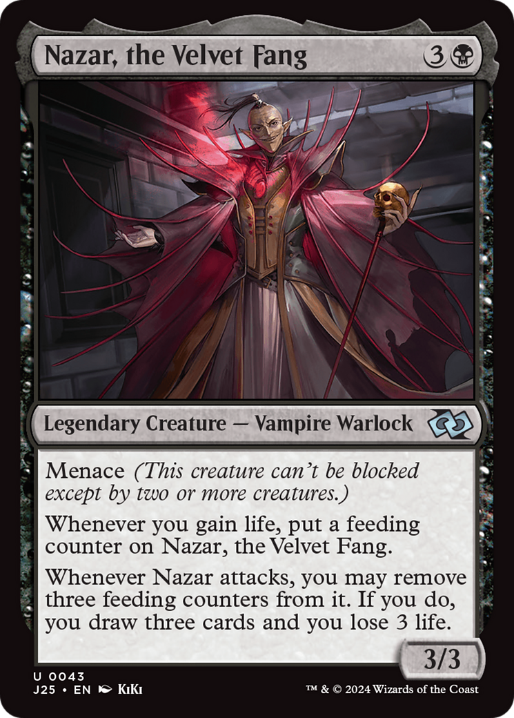 Nazar, the Velvet Fang (Anime) [Foundations Jumpstart] | Fandemonia Ltd