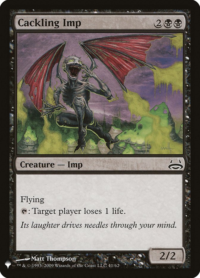 Cackling Imp [Mystery Booster] | Fandemonia Ltd