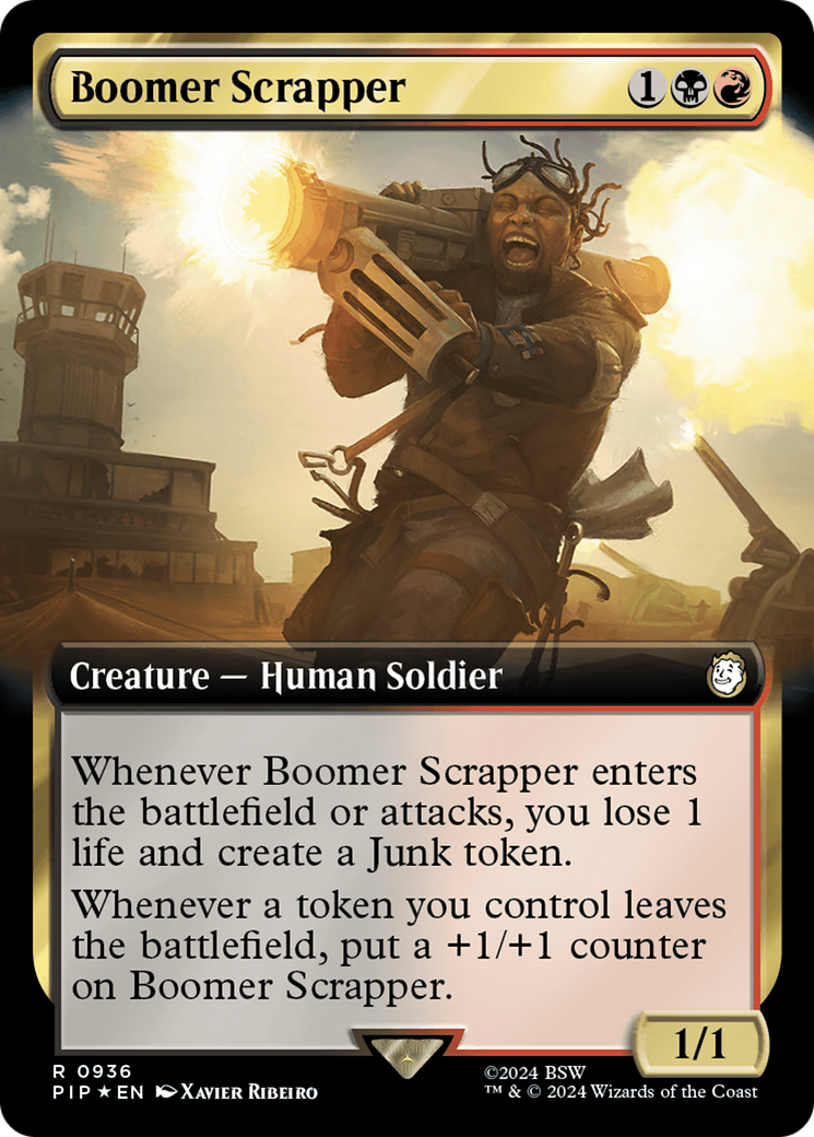 Boomer Scrapper (Extended Art) (Surge Foil) [Fallout] | Fandemonia Ltd