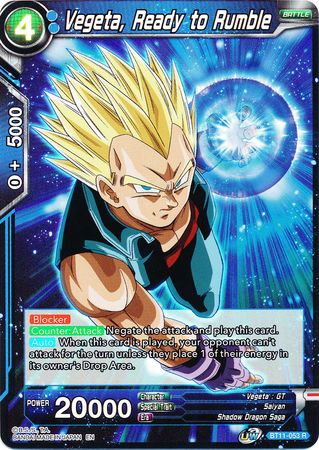 Vegeta, Ready to Rumble (BT11-053) [Vermilion Bloodline 2nd Edition] | Fandemonia Ltd
