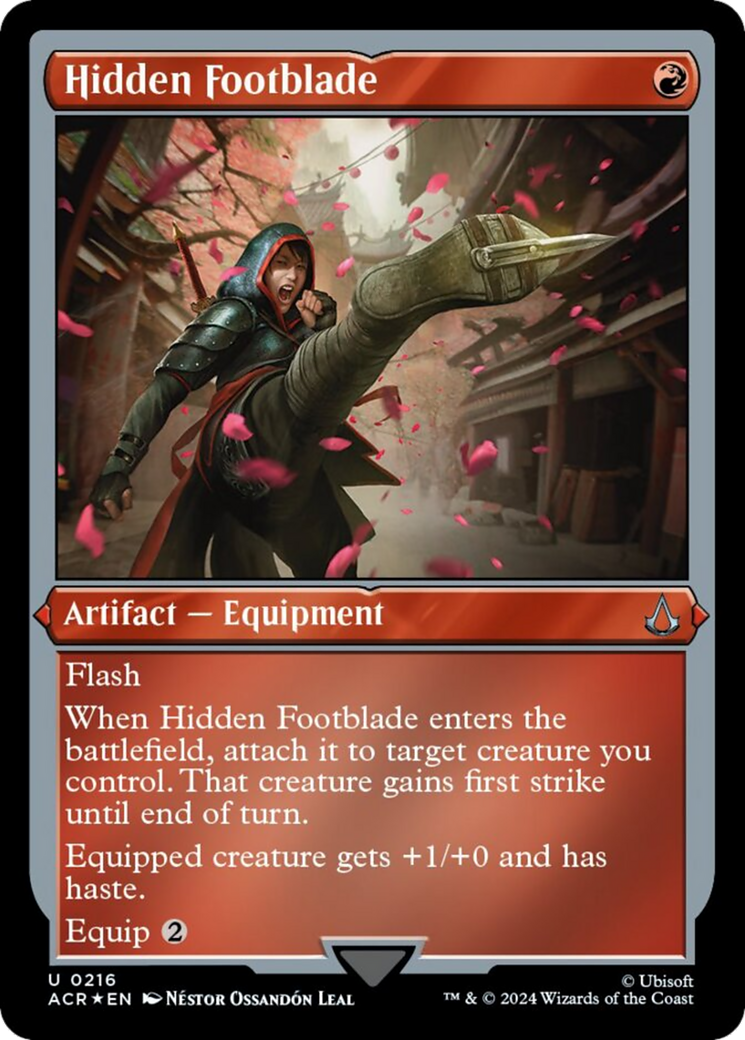 Hidden Footblade (Foil Etched) [Assassin's Creed] | Fandemonia Ltd