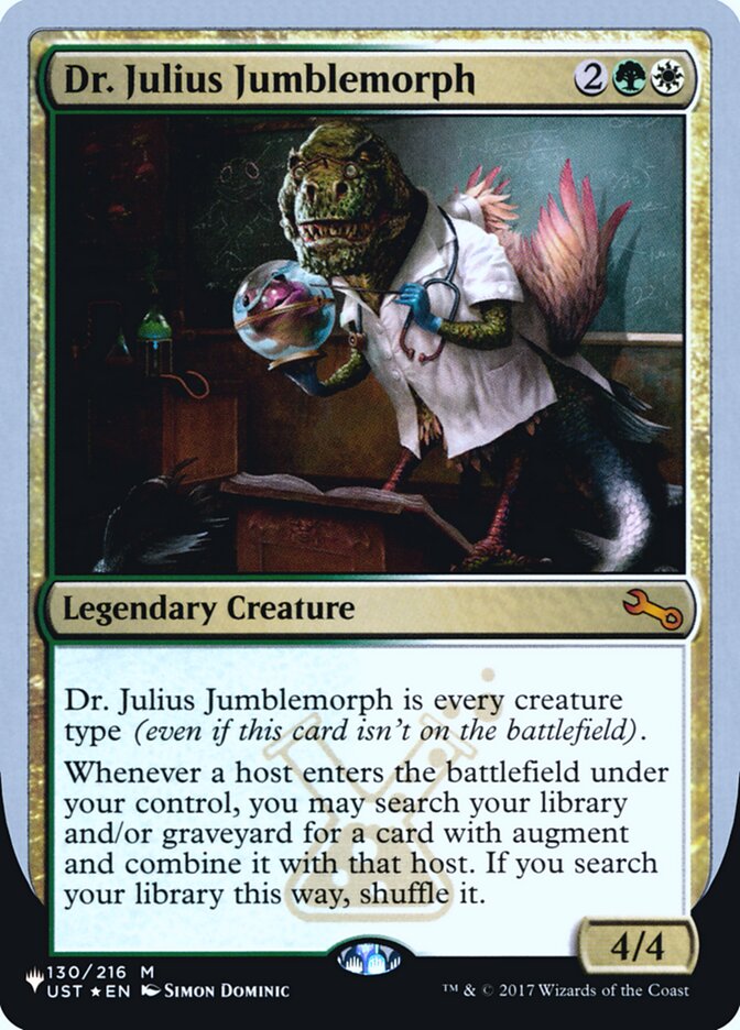 Dr. Julius Jumblemorph (Unfinity Foil Edition) [The List] | Fandemonia Ltd