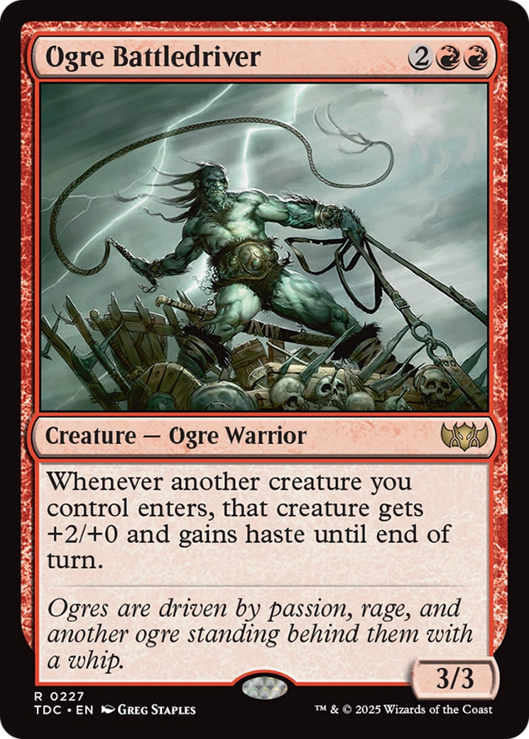 Ogre Battledriver [Tarkir: Dragonstorm Commander] | Fandemonia Ltd