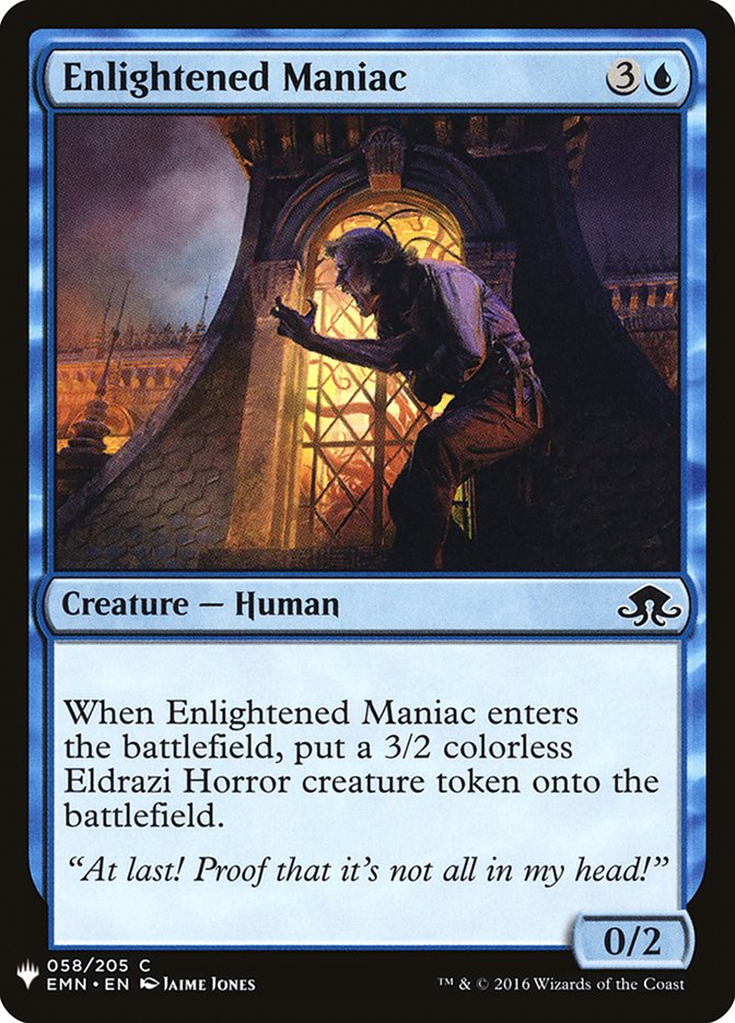 Enlightened Maniac [Mystery Booster] | Fandemonia Ltd