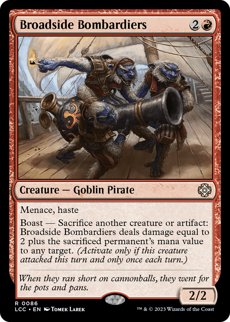 Broadside Bombardiers [The Lost Caverns of Ixalan Commander] | Fandemonia Ltd