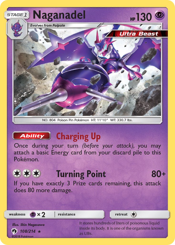 Naganadel(108/214) (Theme Deck Exclusive) [Sun & Moon: Lost Thunder] | Fandemonia Ltd