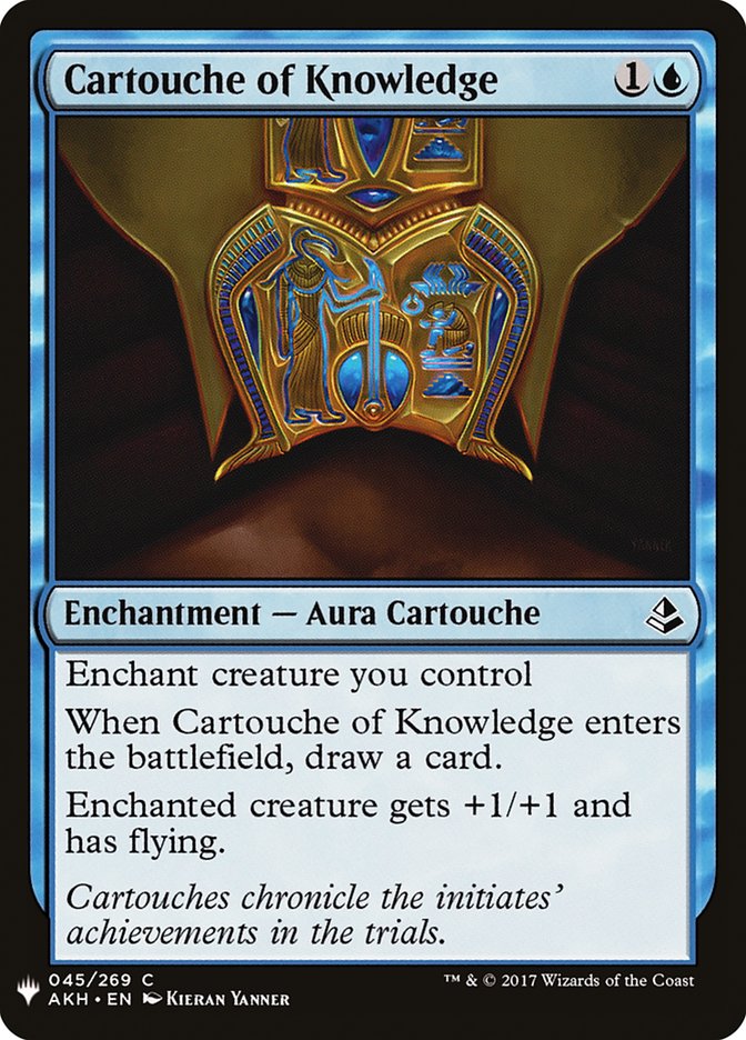 Cartouche of Knowledge [Mystery Booster] | Fandemonia Ltd