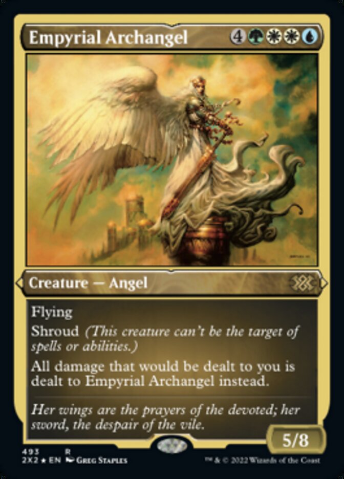 Empyrial Archangel (Foil Etched) [Double Masters 2022] | Fandemonia Ltd