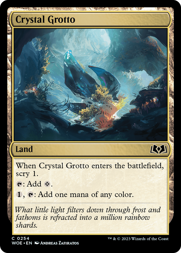 Crystal Grotto [Wilds of Eldraine] | Fandemonia Ltd