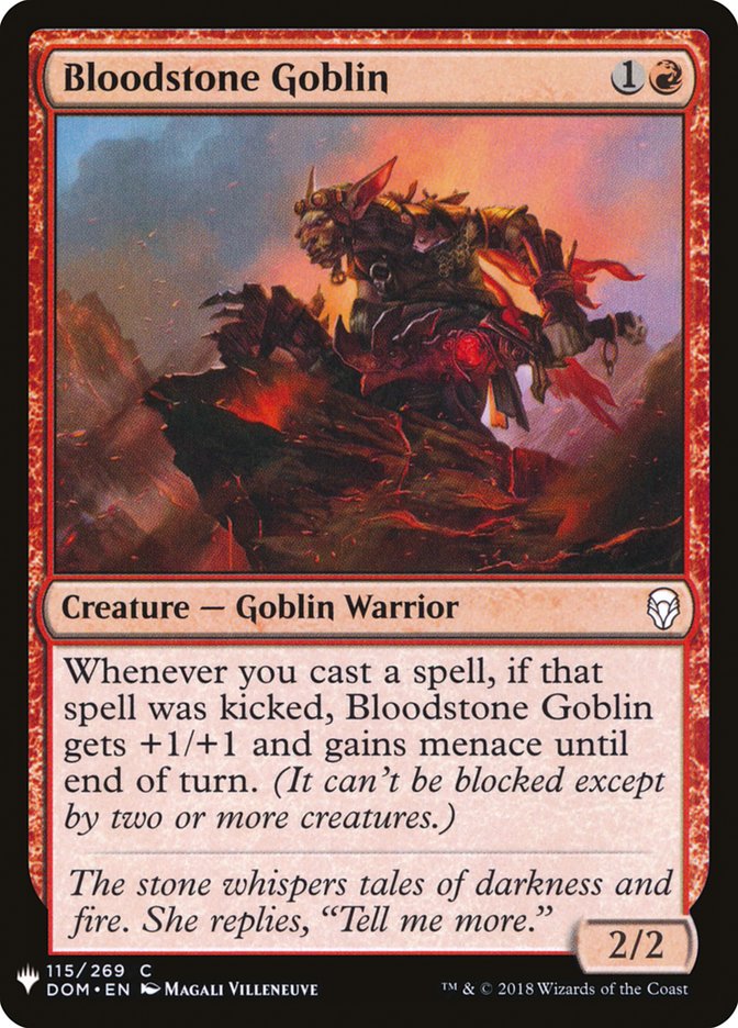 Bloodstone Goblin [Mystery Booster] | Fandemonia Ltd