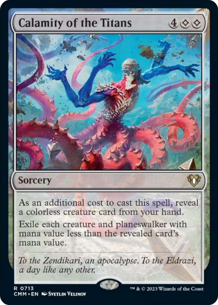 Calamity of the Titans [Commander Masters] | Fandemonia Ltd