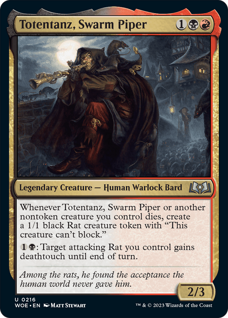 Totentanz, Swarm Piper [Wilds of Eldraine] | Fandemonia Ltd