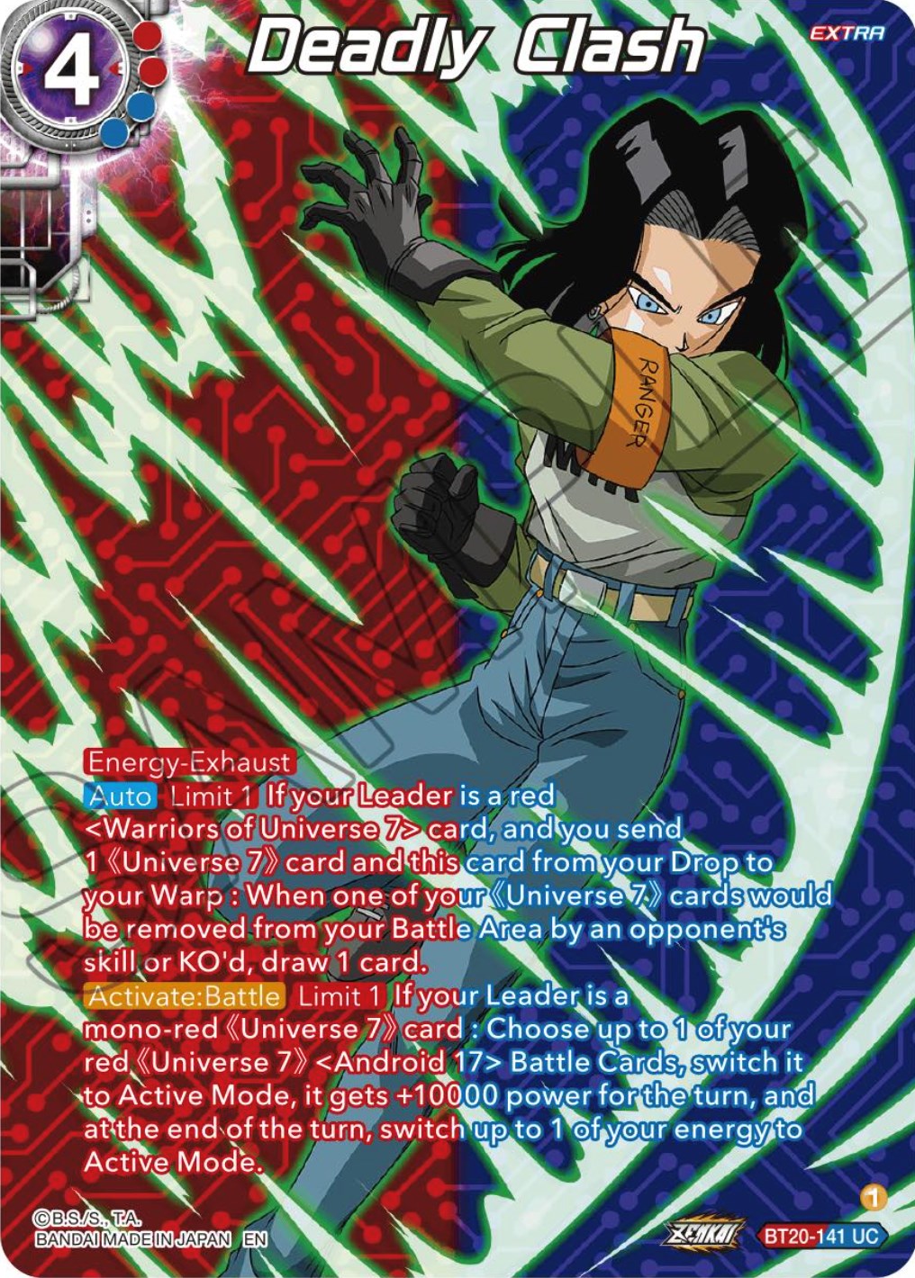 Deadly Clash (Silver Foil) (BT20-141) [Power Absorbed] | Fandemonia Ltd