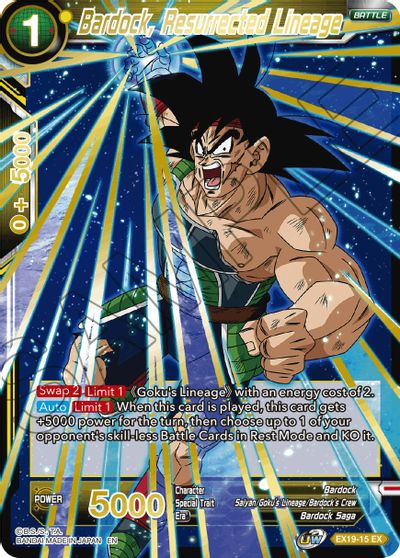 Bardock, Resurrected Lineage (EX19-15) [Special Anniversary Set 2021] | Fandemonia Ltd
