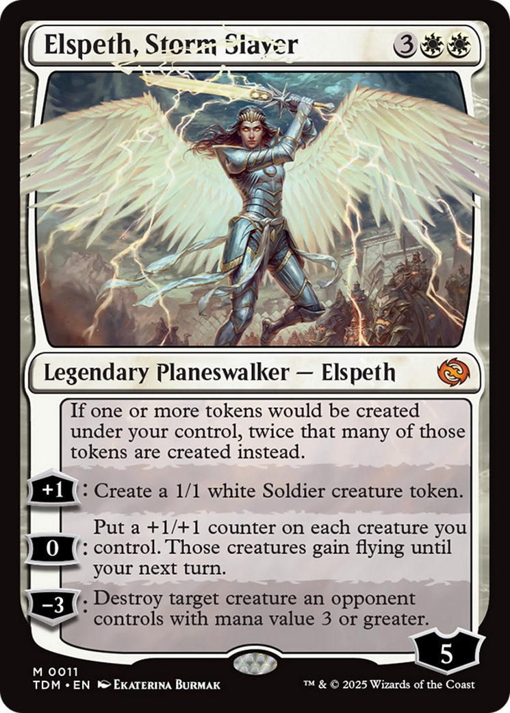 Elspeth, Storm Slayer [Tarkir: Dragonstorm] | Fandemonia Ltd
