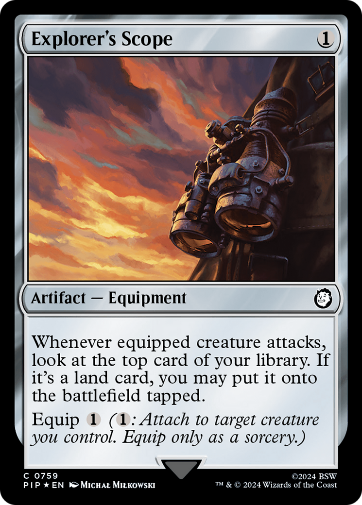 Explorer's Scope (Surge Foil) [Fallout] | Fandemonia Ltd