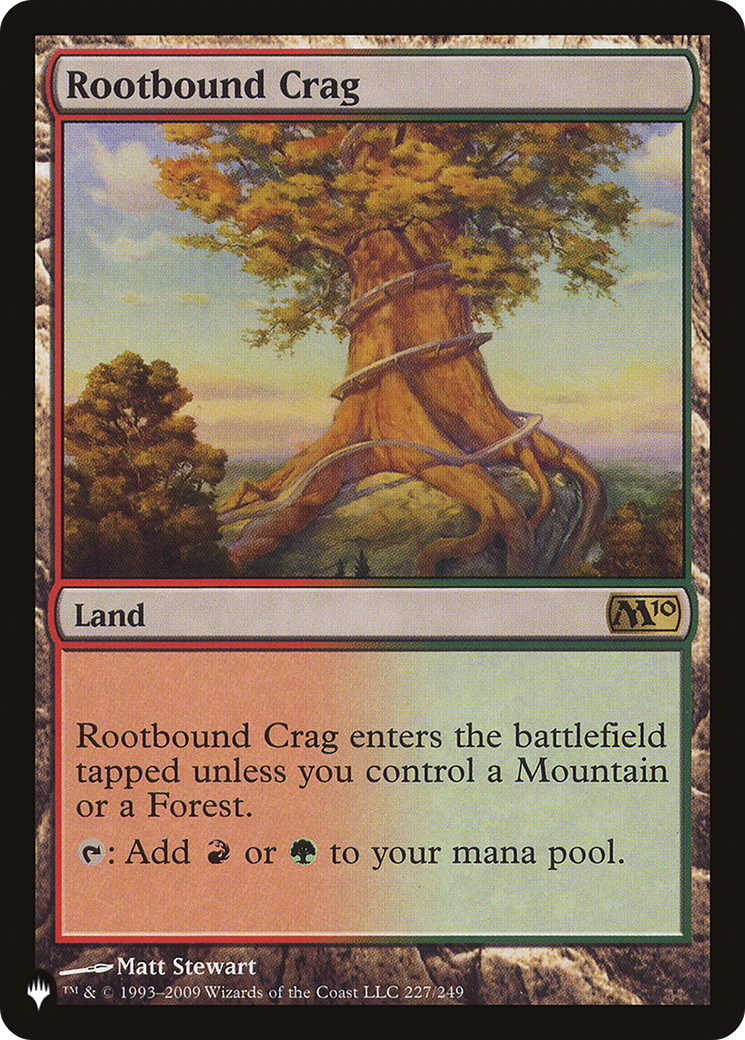 Rootbound Crag [The List] | Fandemonia Ltd