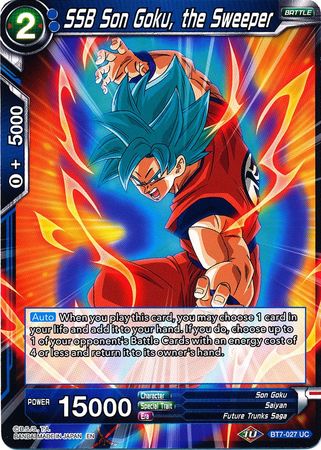 SSB Son Goku, the Sweeper (BT7-027) [Assault of the Saiyans] | Fandemonia Ltd